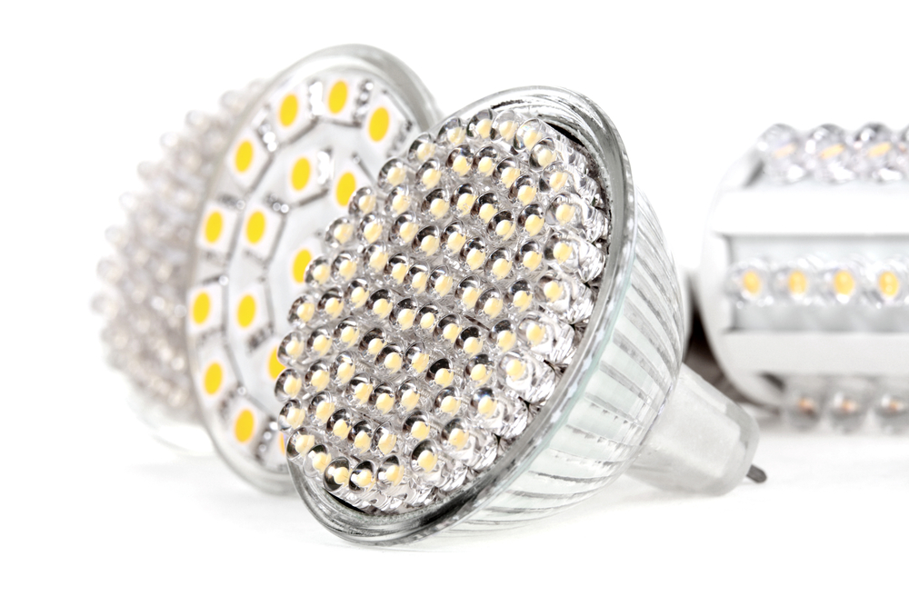 Energiesparen mit LED-Leuchtmitteln.